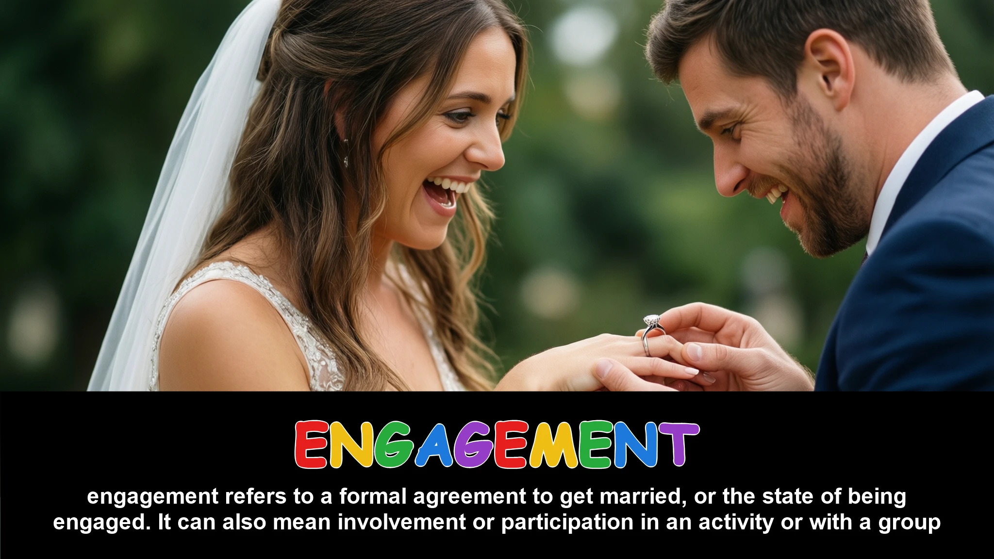 English Illustration for engagement